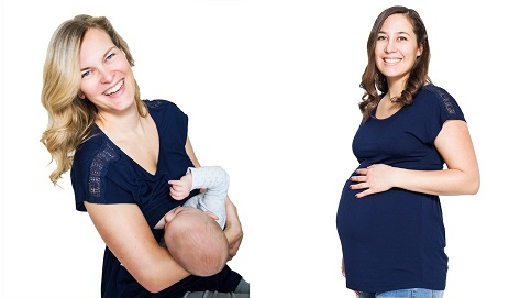 Maternity/Nursing tank CHLOE – Momzelle